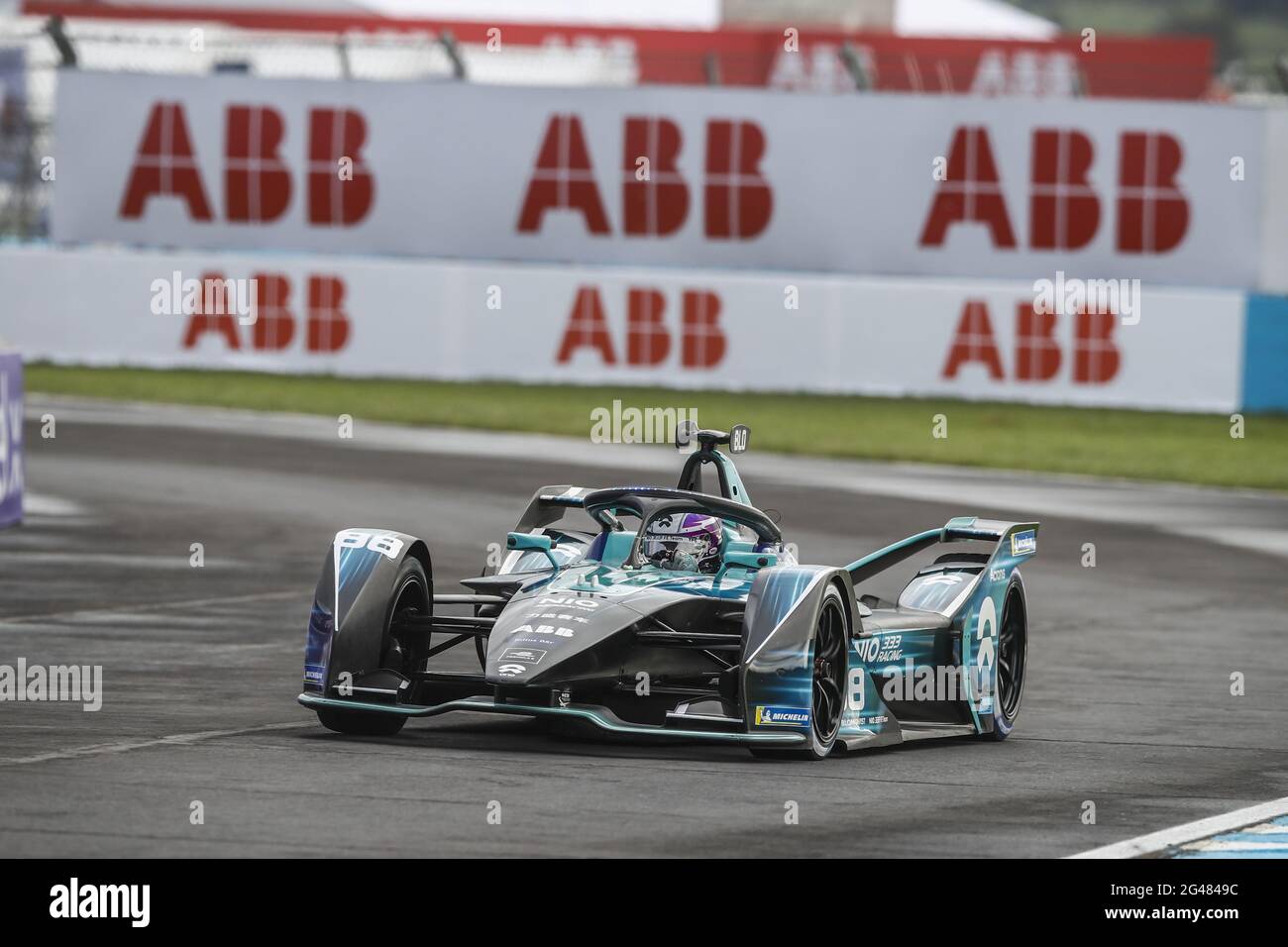 88 Blomqvist Tom (gbr), Nio 333 FE Team, Nio 333 FE 001, action pendant le Puebla ePrix 2021, 5ème réunion du Championnat du monde de Formule E 2020-21, sur l'Autodromo Miguel E. Abed du 18 au 20 juin, à Puebla, Mexique - photo Xavi Bonilla / DPPI / LiveMedia Banque D'Images