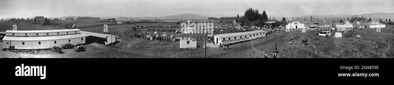 Tillamook County Fair, 1915, Tillamook, Oregon Banque D'Images