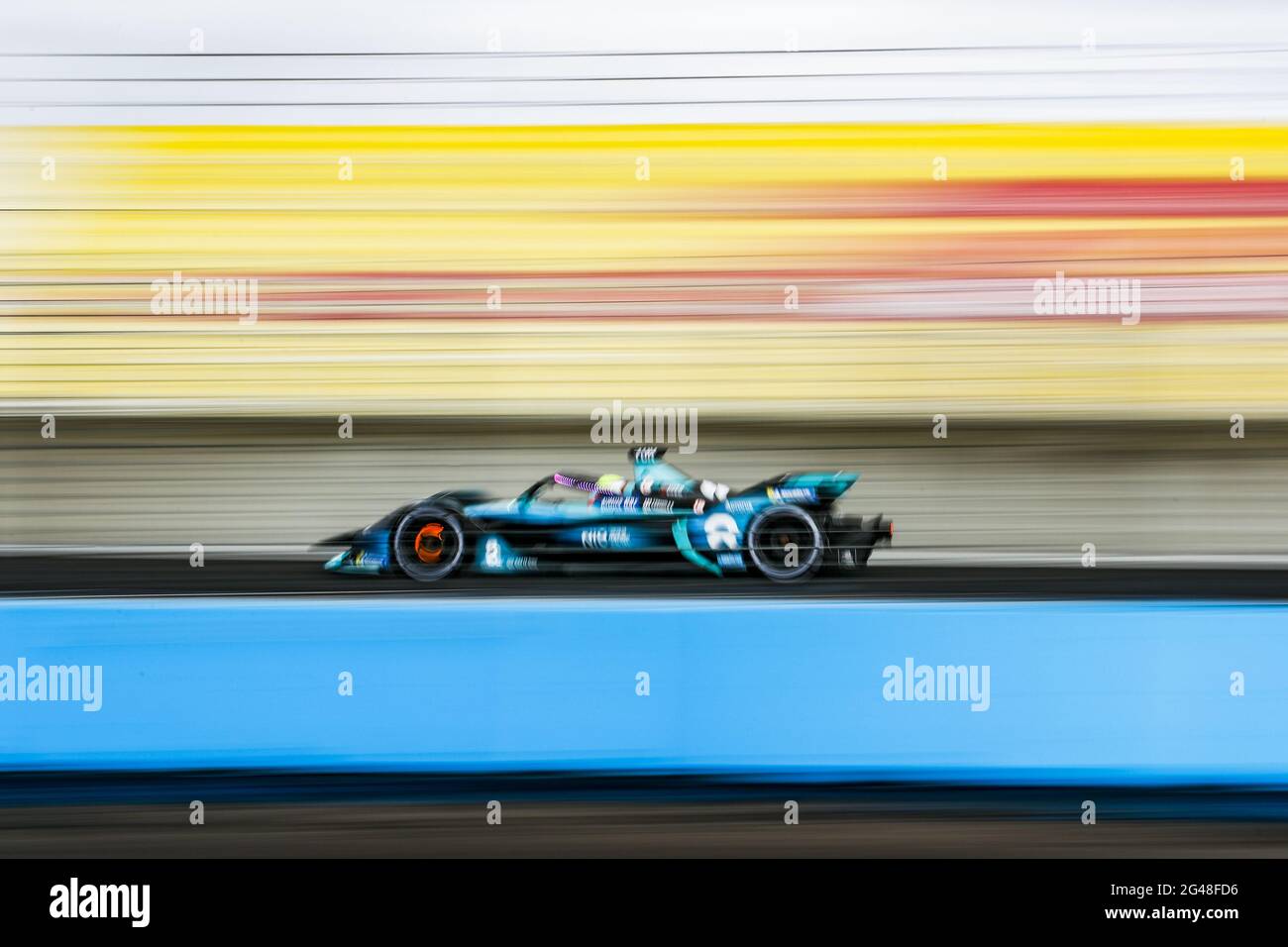 08 Turvey Oliver (gbr), Nio 333 FE Team, Nio 333 FE 001, action pendant le Puebla ePrix 2021, 5ème réunion du Championnat du monde de Formule E 2020-21, sur l'Autodromo Miguel E. Abed du 18 au 20 juin, à Puebla, Mexique - photo Xavi Bonilla / DPPI / LiveMedia Banque D'Images