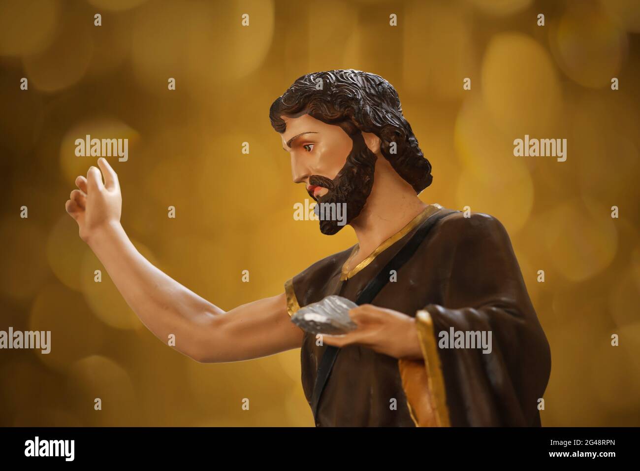 Saint-Jean Baptiste image catholique de l'Église catholique - Saint-Jean Banque D'Images