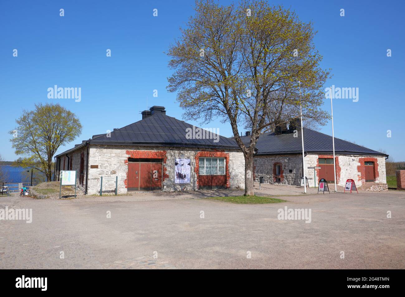 Musée de la Carélie du Sud dans la forteresse de Lappeenranta, Lappeenranta, Finlande Banque D'Images