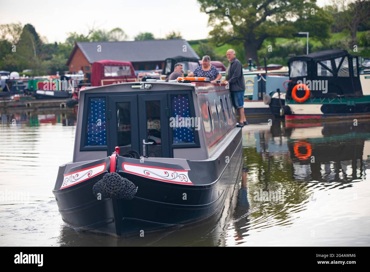 Spa et canal de Droitwich Banque D'Images