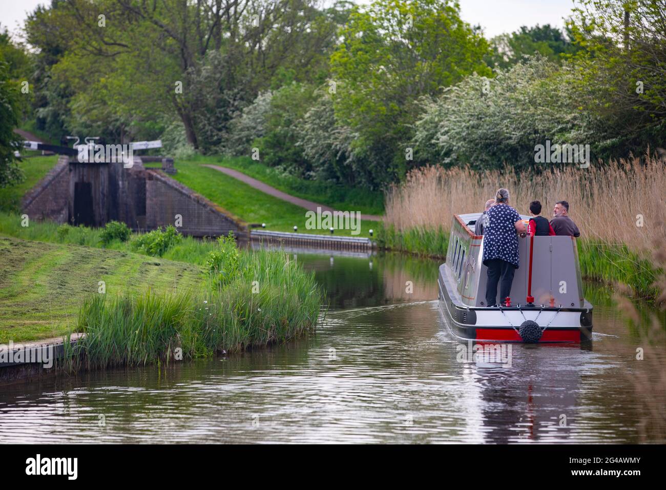 Spa et canal de Droitwich Banque D'Images