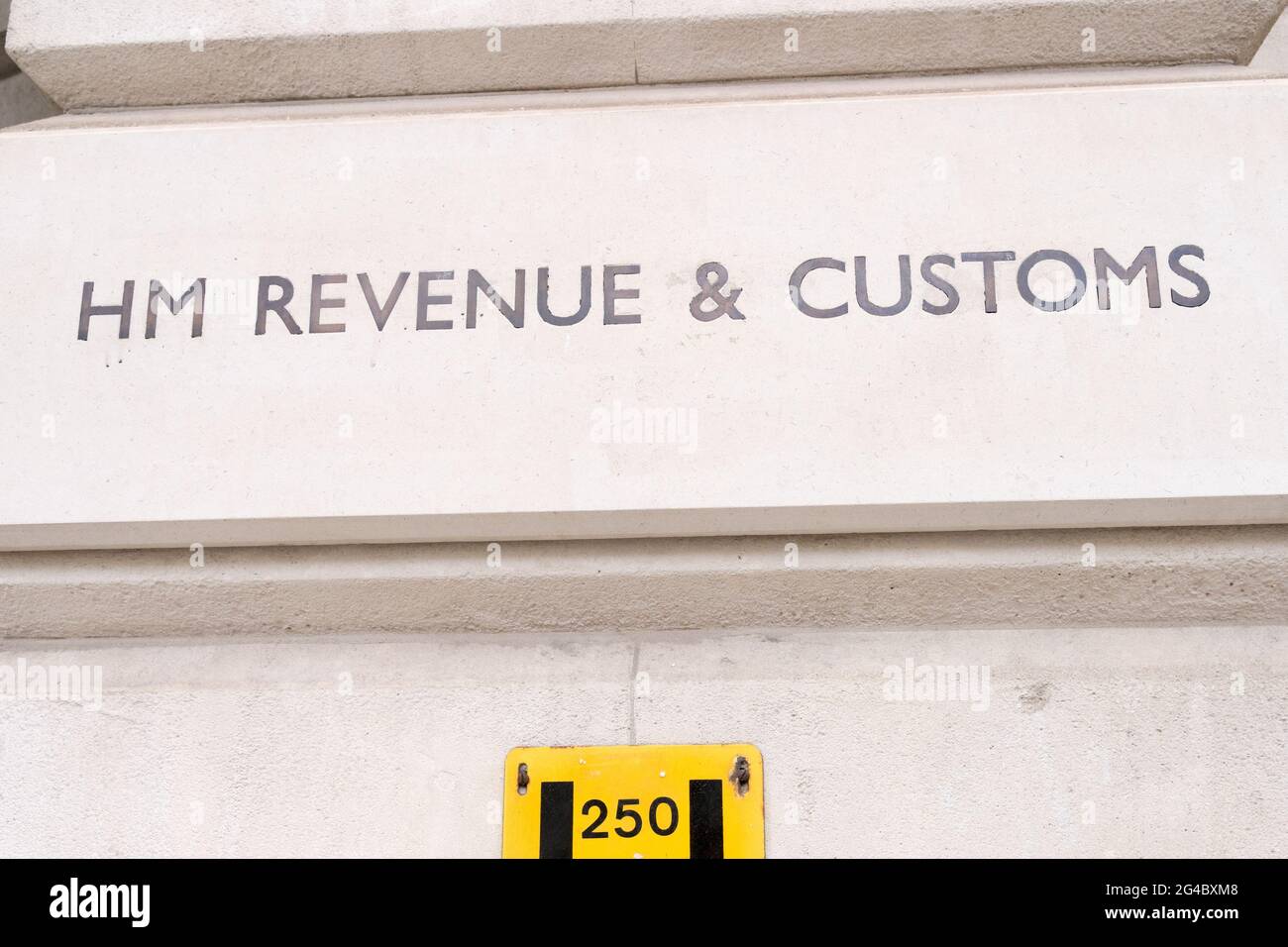 Le nom du bâtiment HM Revenue & Customs a été muté Banque D'Images