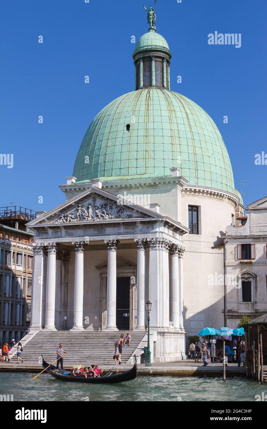 ITALIE. VÉNÉTIE. VENISE. ÉGLISE SAN SIMEON PICCOLO Banque D'Images