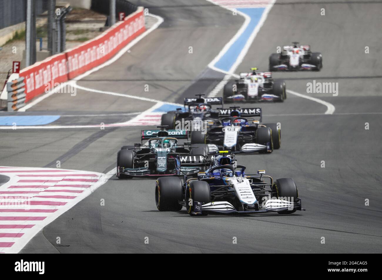 Le Castellet, France. 20 juin 2021. # 6 Nicholas Latifi (CAN, Williams Racing), Grand Prix de France de F1 au circuit Paul Ricard le 20 juin 2021 au Castellet, France. (Photo de HOCH ZWEI) crédit: dpa/Alay Live News Banque D'Images