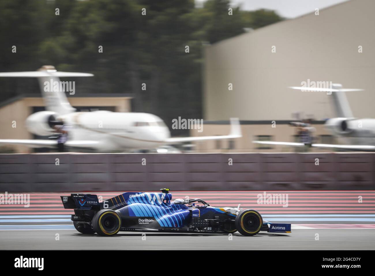 Le Castellet, France. 20 juin 2021. # 6 Nicholas Latifi (CAN, Williams Racing), Grand Prix de France de F1 au circuit Paul Ricard le 20 juin 2021 au Castellet, France. (Photo de HOCH ZWEI) crédit: dpa/Alay Live News Banque D'Images