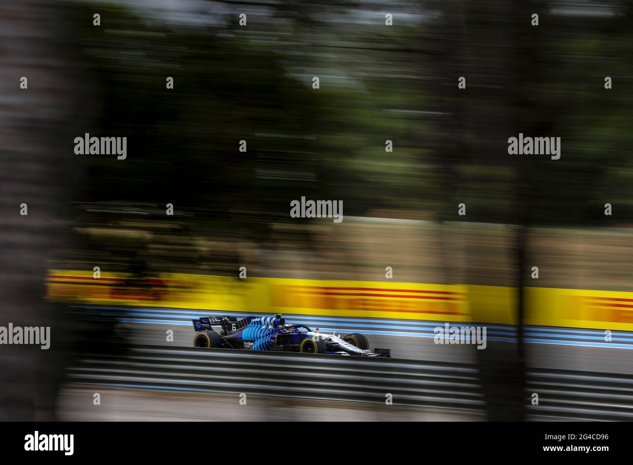 Le Castellet, France. 20 juin 2021. # 6 Nicholas Latifi (CAN, Williams Racing), Grand Prix de France de F1 au circuit Paul Ricard le 20 juin 2021 au Castellet, France. (Photo de HOCH ZWEI) crédit: dpa/Alay Live News Banque D'Images