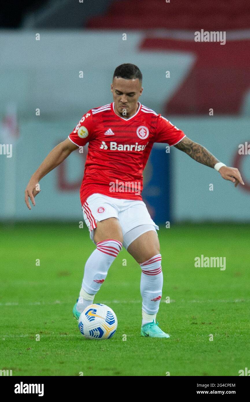 Beira-Rio, Porto Alegre, Brésil. 20 juin 2021. Brazilian Serie A, Internacional versus Ceara; João Peglow d'Internacional Credit: Action plus Sports/Alamy Live News Banque D'Images