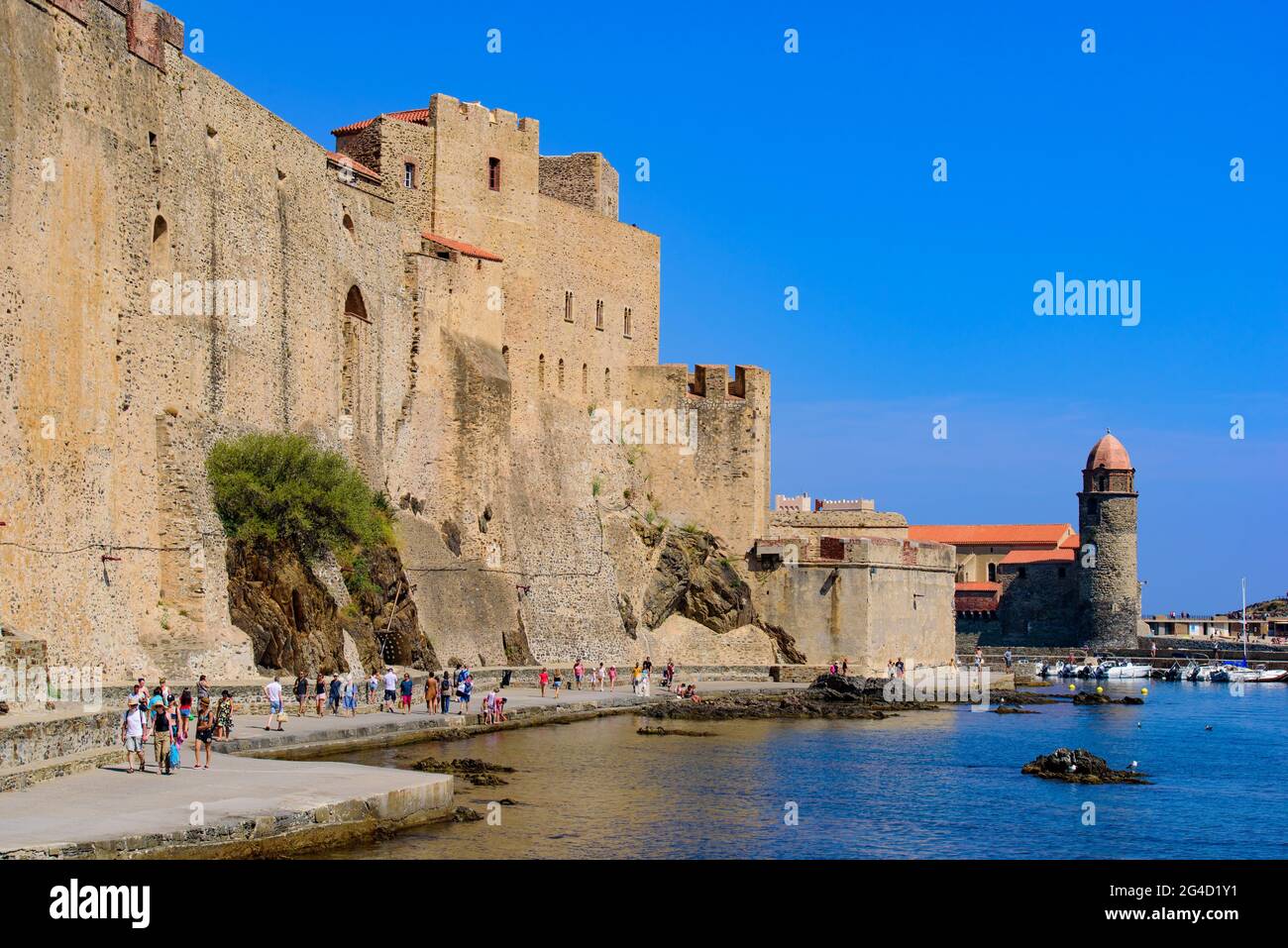 Château Royal de Collioure, château royal français de la ville de