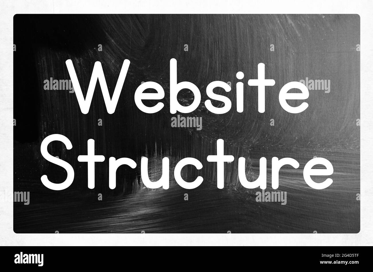 La structure des sites web concept Banque D'Images