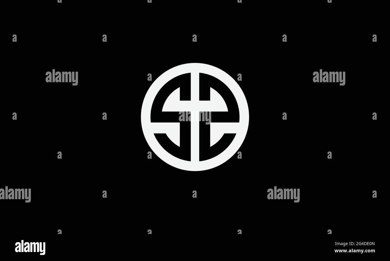 SZ et ZS S ou Z Abstract Letter Mark Vector logo Template for Business Illustration de Vecteur