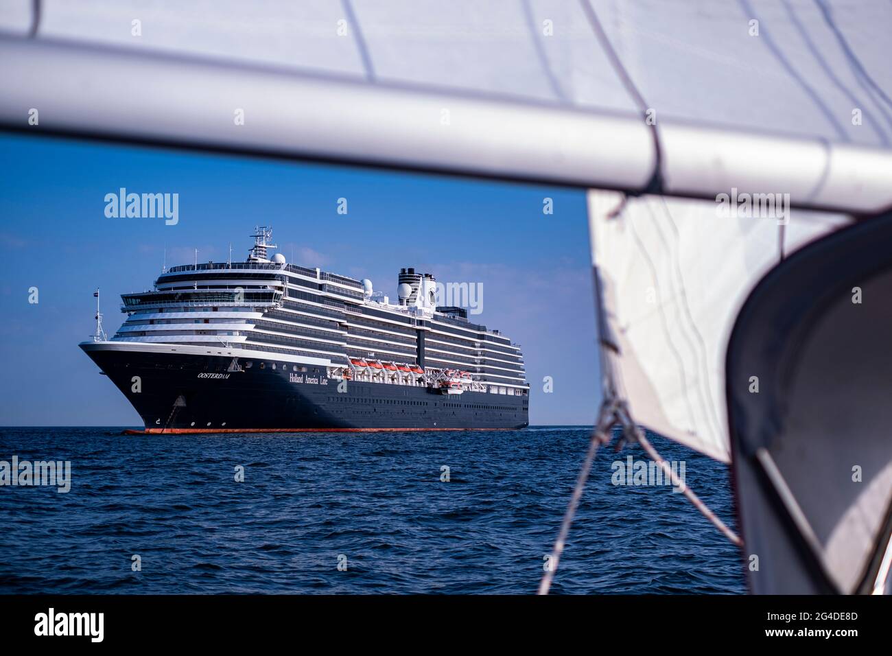 Voile sur la mer du Nord Banque D'Images
