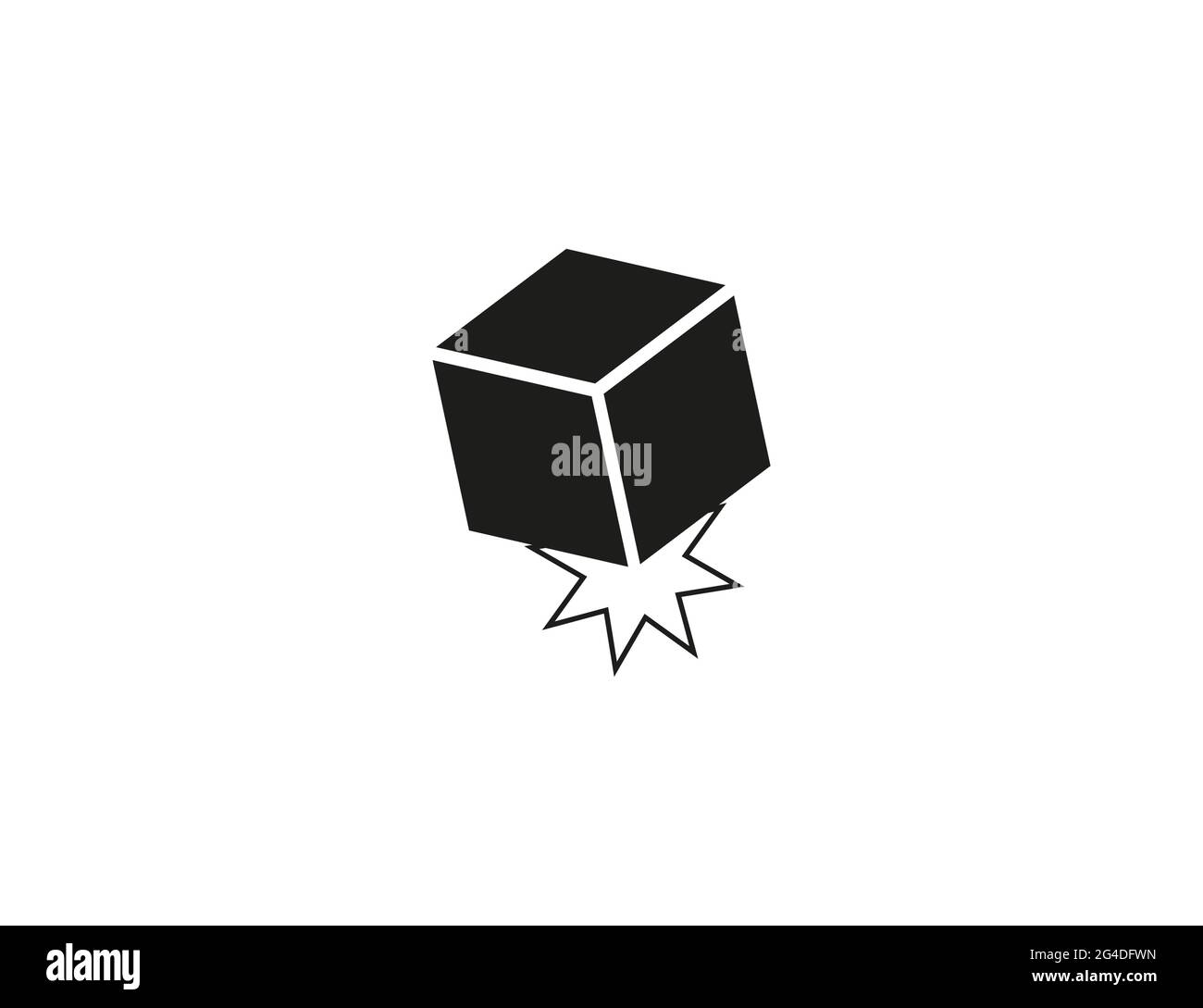 Ne laissez pas tomber le symbole, signez le vecteur Illustration de Vecteur