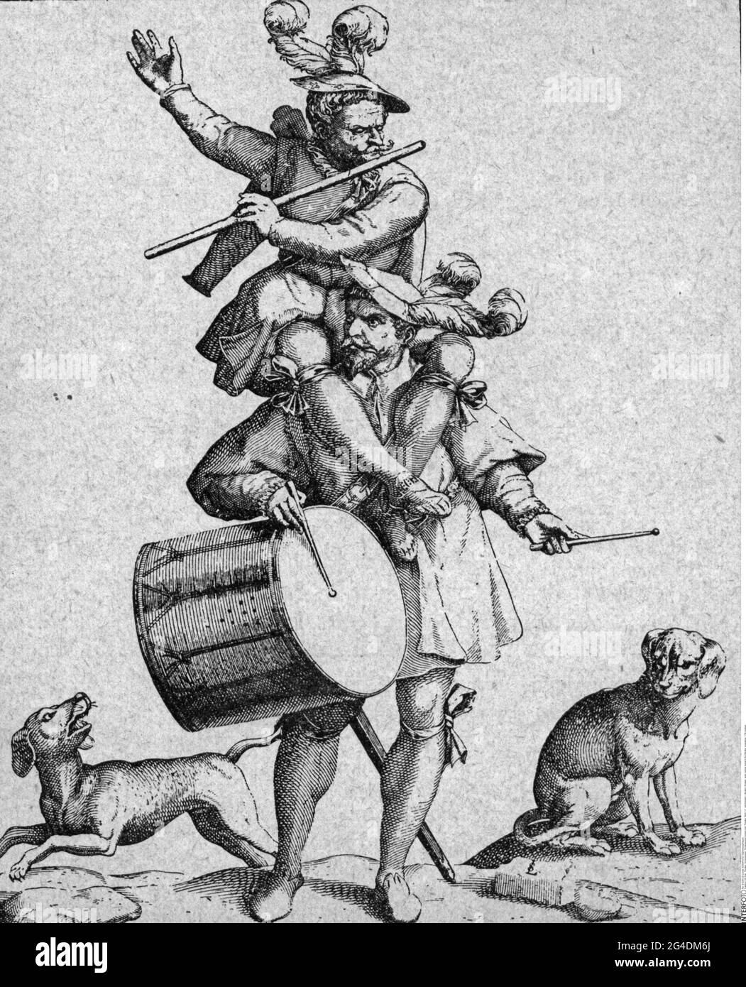 théâtre / théâtre, acteur, acteurs leurrant au théâtre, gravure, XVIIe siècle, LE DROIT D'AUTEUR DE L'ARTISTE NE DOIT PAS ÊTRE EFFACÉ Banque D'Images