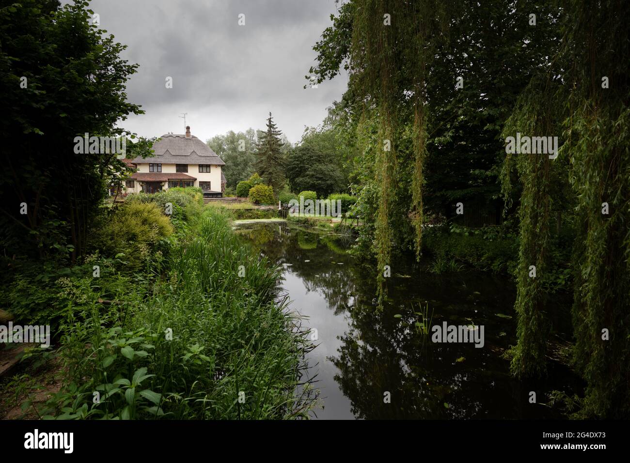 Bradwell Mill Banque D'Images