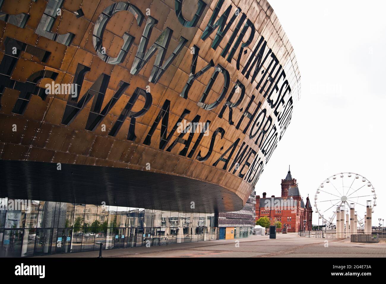Centre des arts du millénaire du pays de Galles Banque D'Images