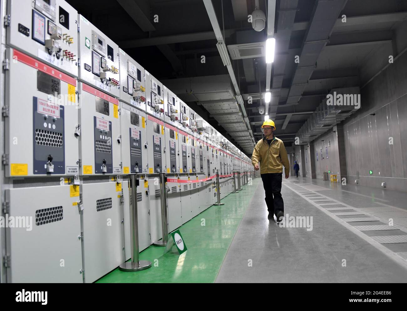 La sous-station de transformateur 220 KV est mise en service à Xiongan, Hebei, Chine, le 21 juin 2021.(photo de TPG/cnspotos) Banque D'Images