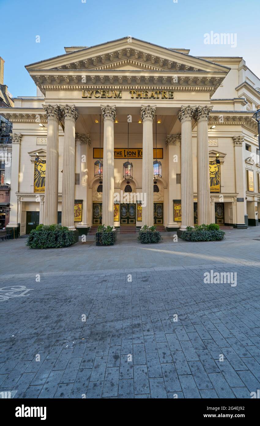 Lyceum Theatre, Londres Banque D'Images
