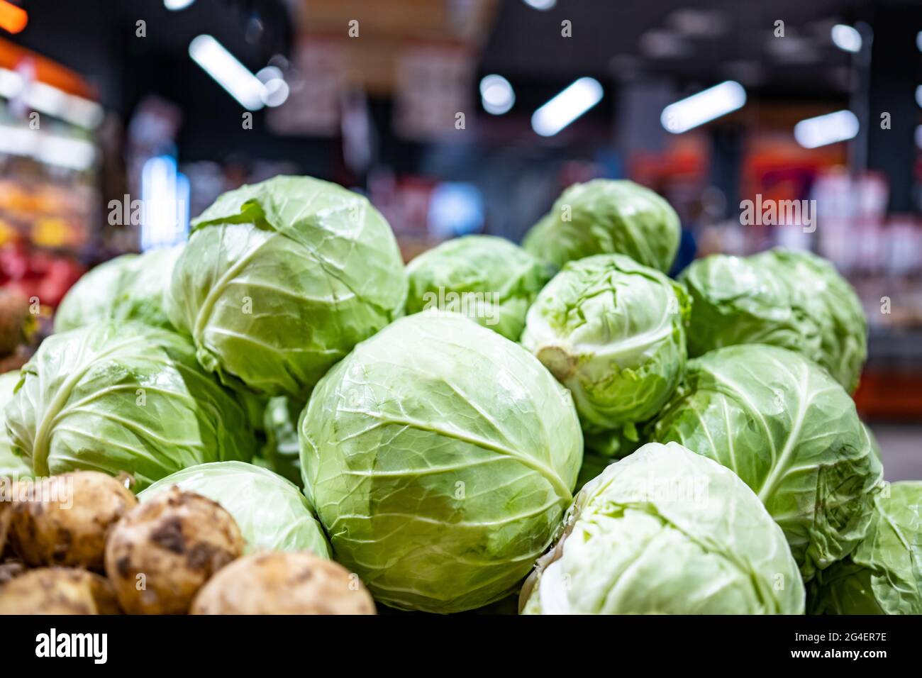 Légumes sur le marché de l'épicerie Banque D'Images