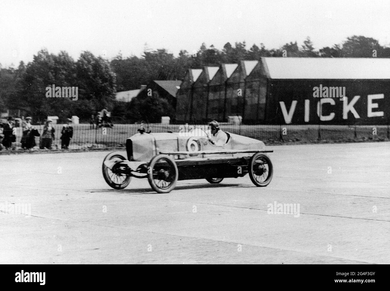 Hillman 10 hp, George Bedford 1921. Brooklands Essex Senior course de handicap court, gagnant. Banque D'Images