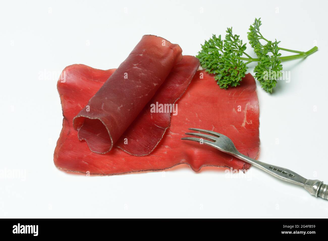 Viande séchée Buendner, Buendnerfleisch Banque D'Images