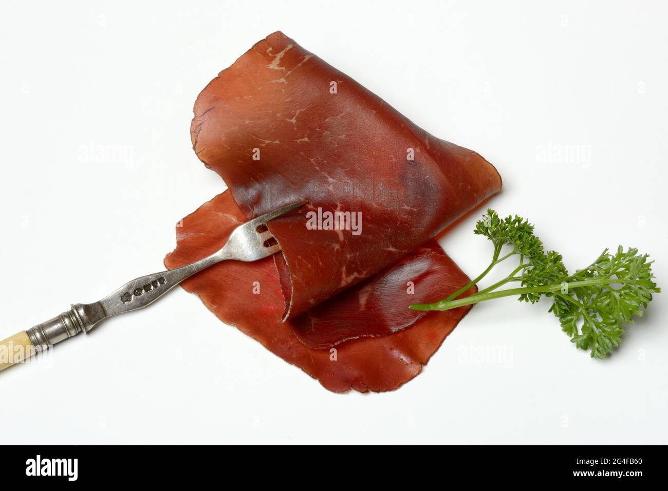 Viande séchée Buendner, Buendnerfleisch Banque D'Images