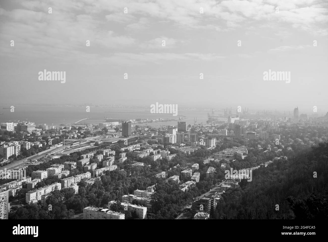 Côte, Haïfa, Israël Banque D'Images