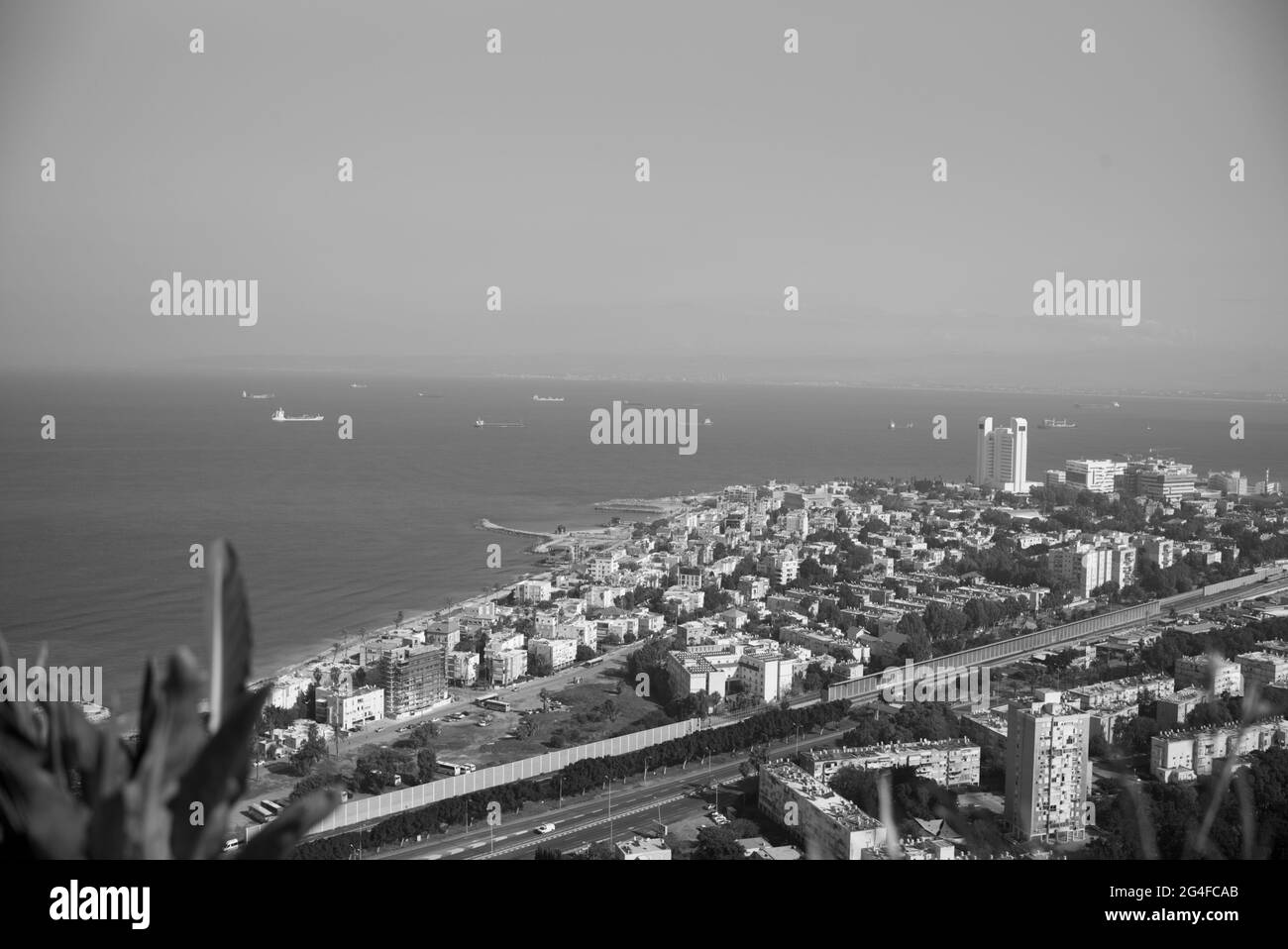 Côte, Haïfa, Israël Banque D'Images