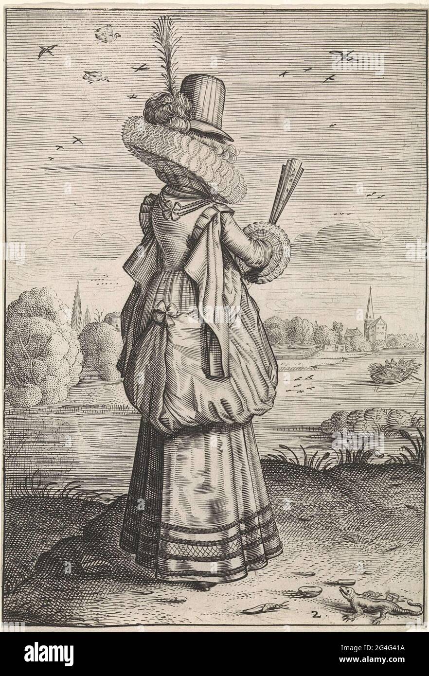 Cette série met en évidence le contraste entre les vêtements de noblewomen  néerlandais et ceux des femmes des provinces. Les vêtements régionaux  évoluent lentement au fil du temps, tandis que la