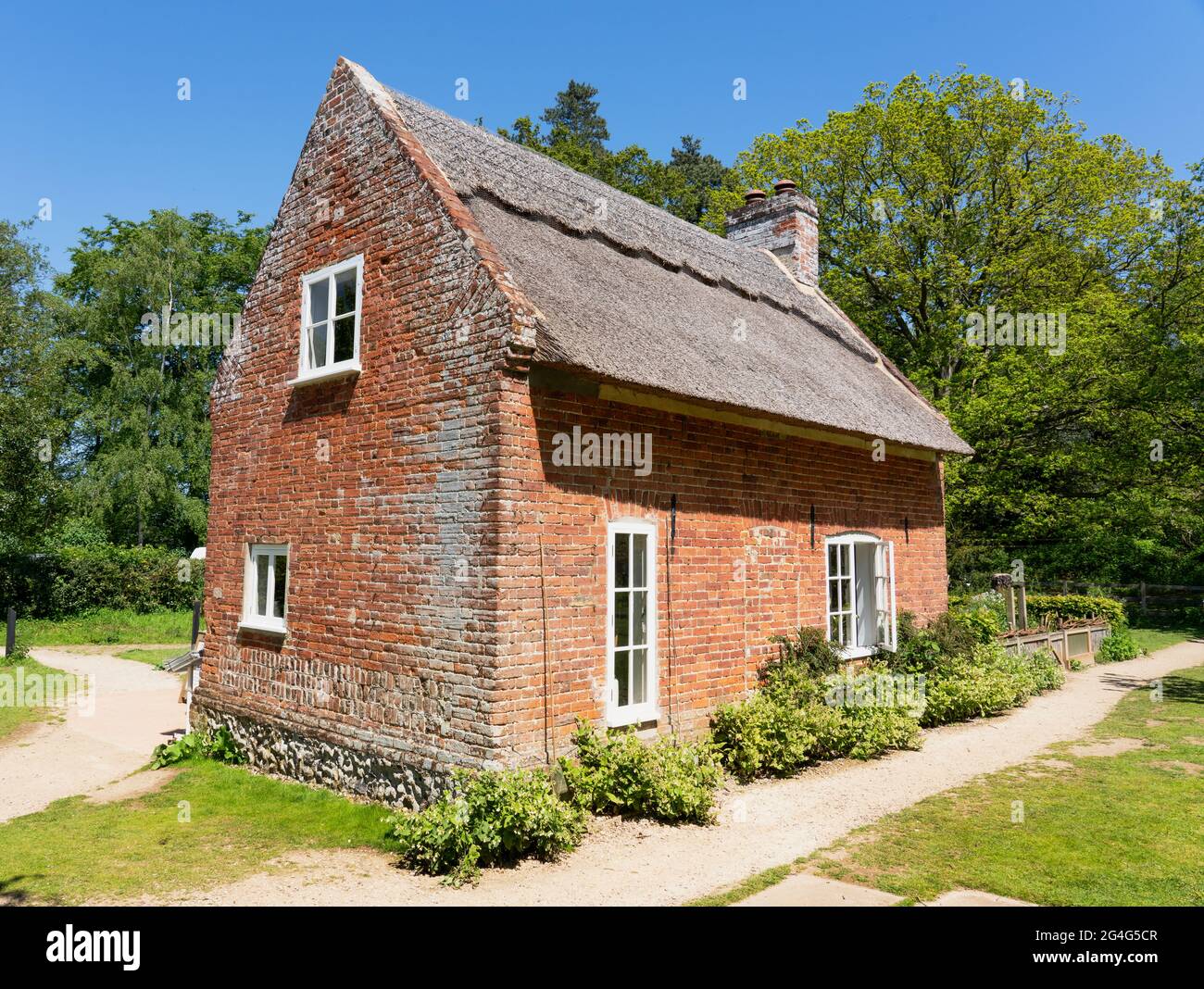 Toad Hole Cottage à How Hill by the River Ant dans les Norflok Broads Royaume-Uni Banque D'Images