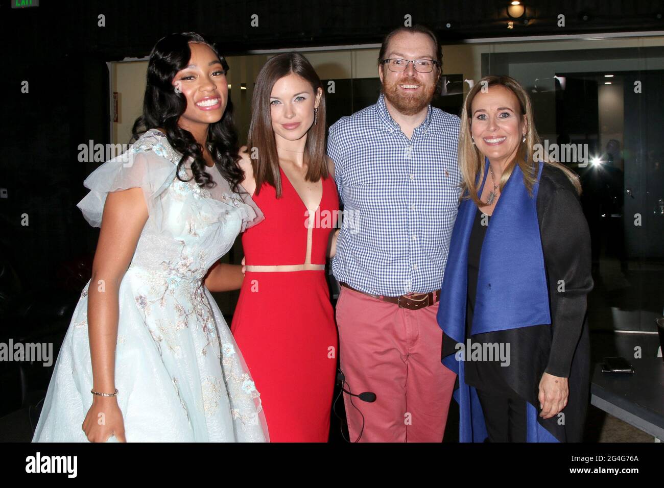 Burbank, États-Unis. 13 juin 2021. LOS ANGELES - 13 JUIN : Sydney Mikayla, Katelyn MacMullen, Adam Sharp, et Genie Francis à la 48e journée Emmy Awards Press Line - 13 juin aux studios ATI le 13 juin 2021 à Burbank, CA (photo de Katrina Jordan/Sipa USA) crédit: SIPA USA/Alay Live News Banque D'Images