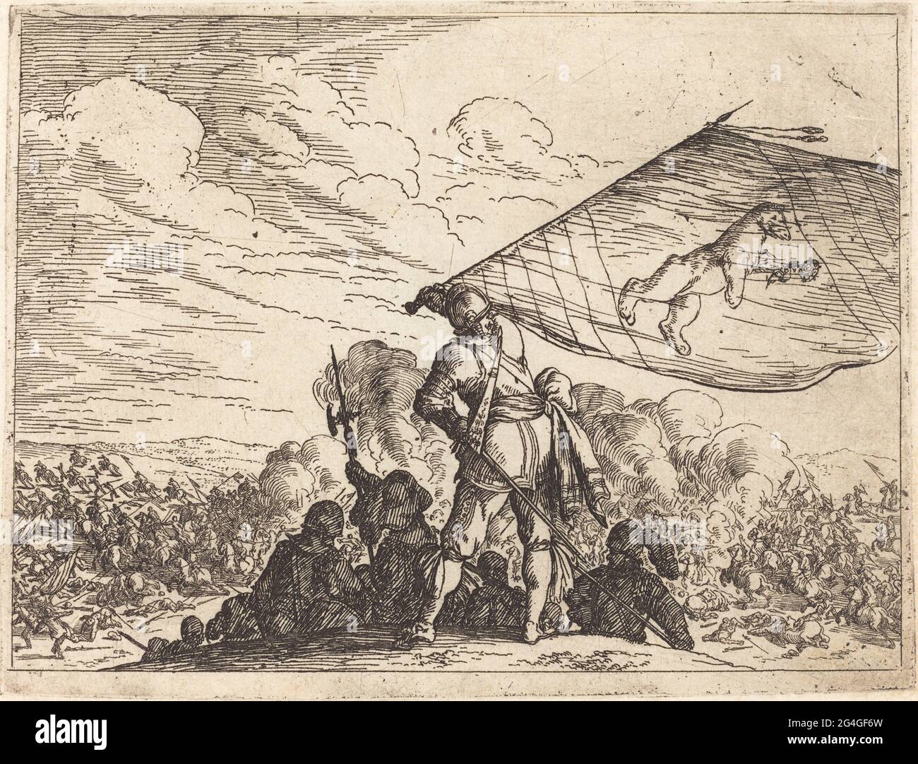 Capricci di varie bataglie, 1635. Banque D'Images