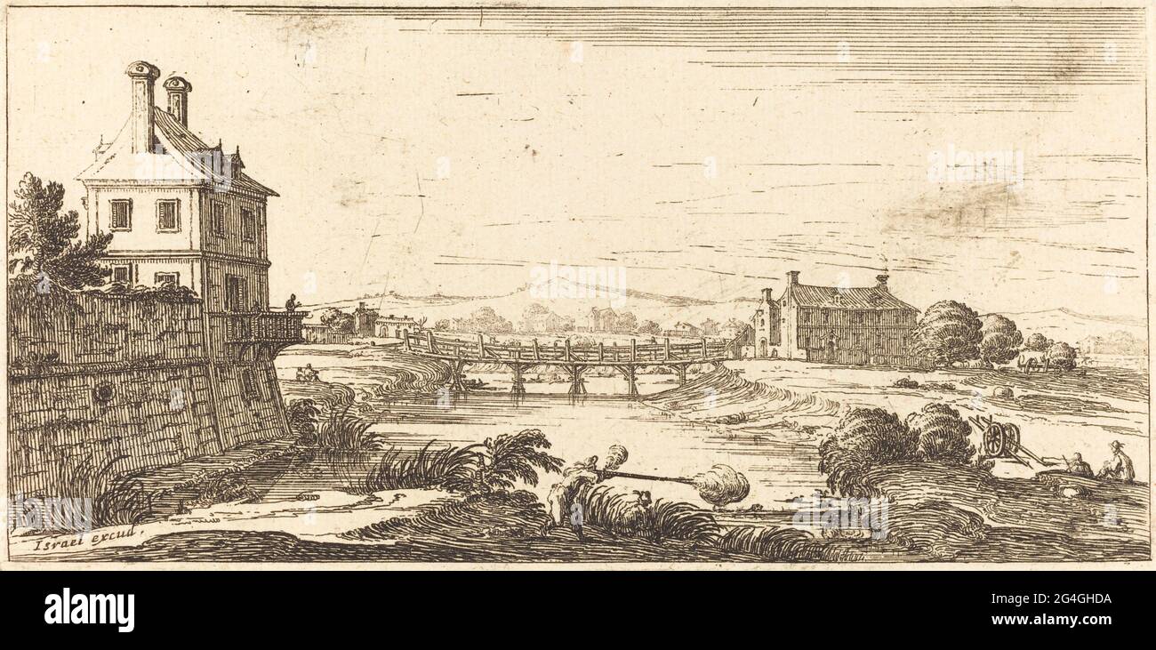 Paysage, 1635 ou après. Banque D'Images