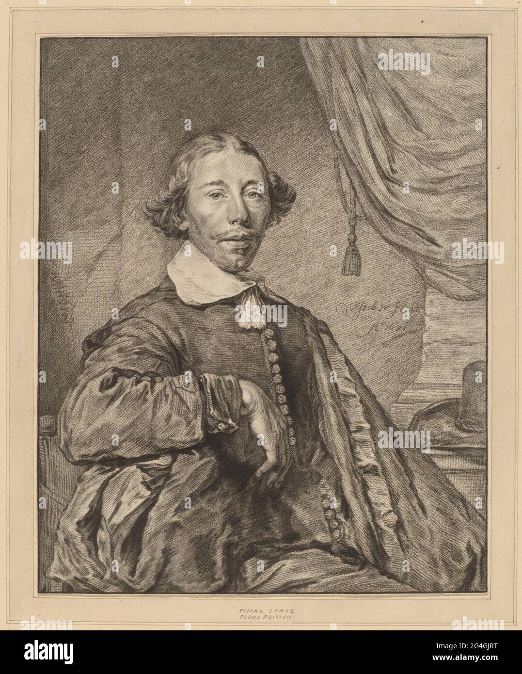 Portrait d'un homme assis, 1771. Banque D'Images