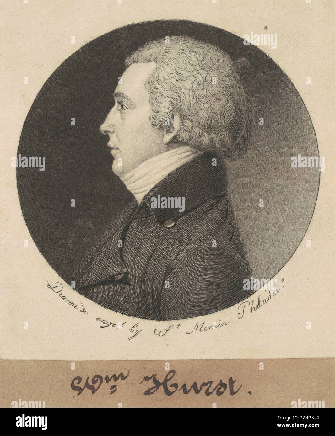 Jonathan Harvey Hurst, 1798. Banque D'Images