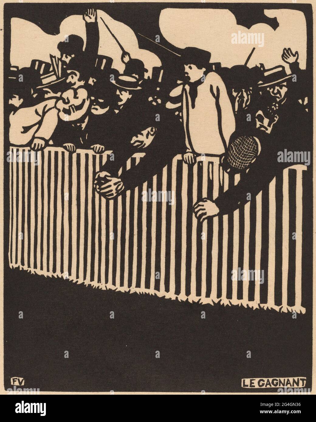 Le gagnant (le gagnant), 1898. Banque D'Images