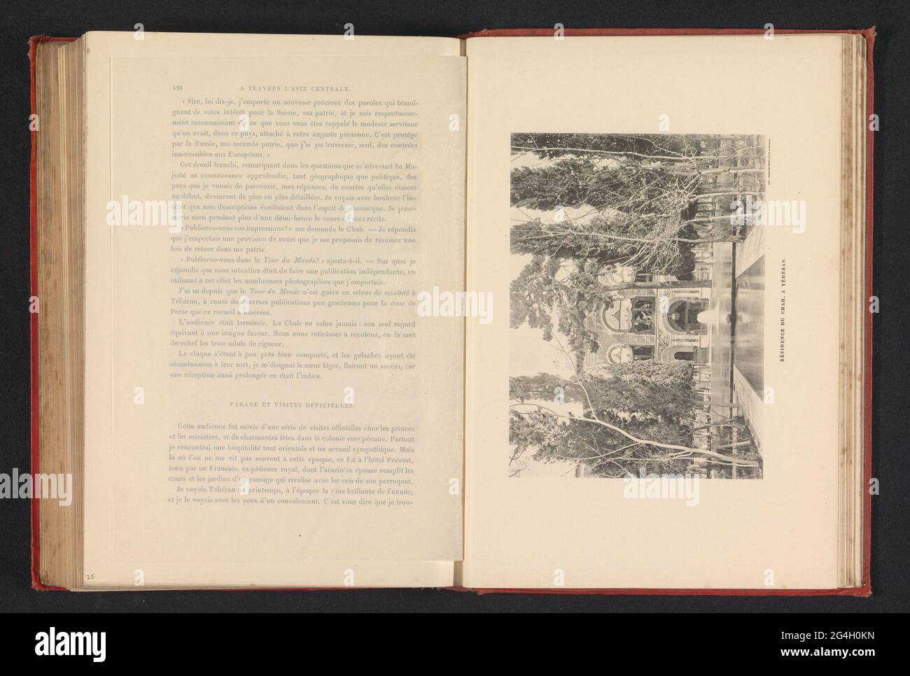 Vue sur le Palais Golestan de Téhéran ; Résidence du Chah, un téhéran. . Banque D'Images