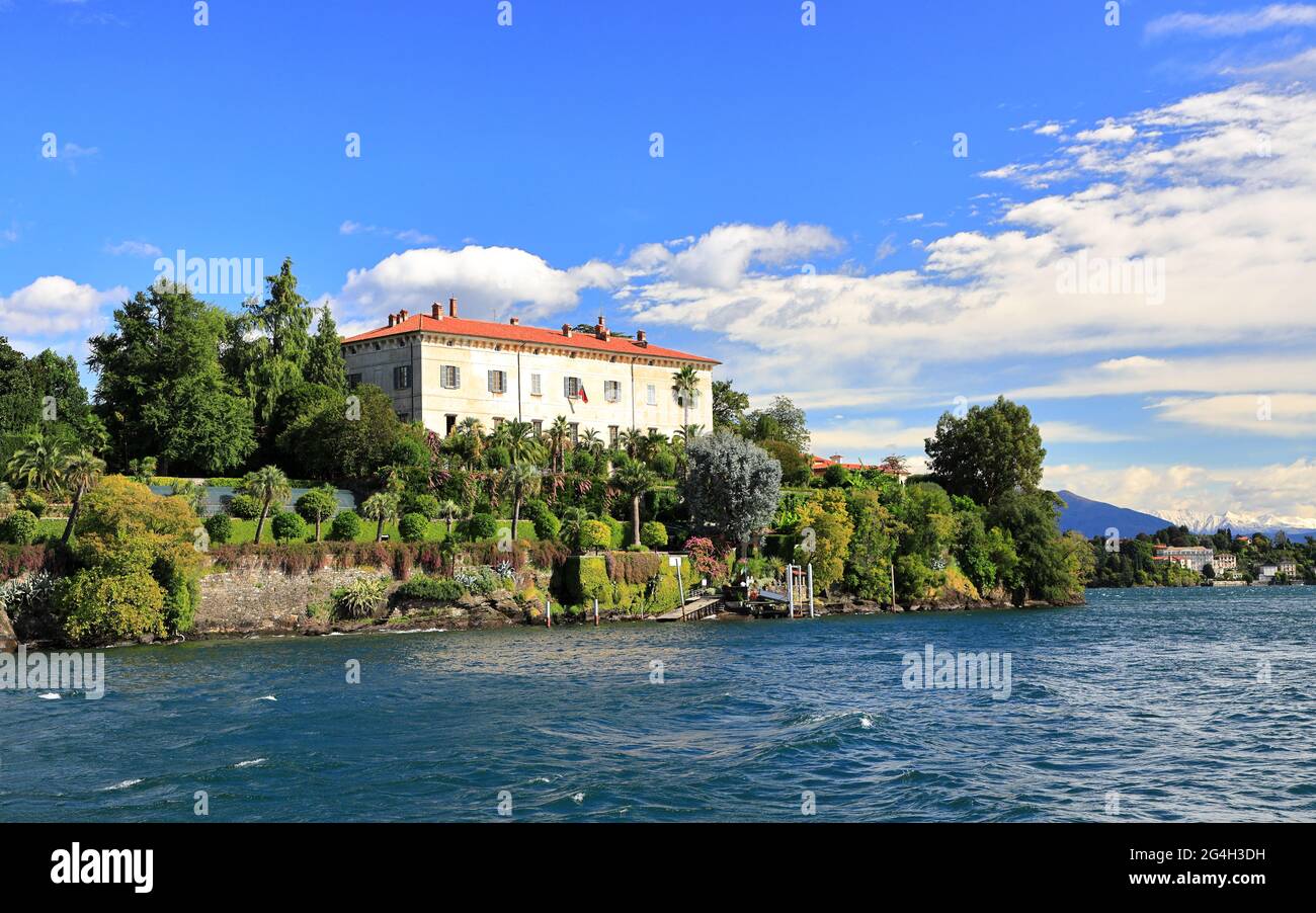 Isola Madre (Île-des-mères). Lac majeur, Italie, Europe. Banque D'Images