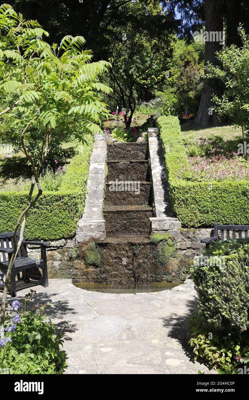 Les jardins de Parcevall Hall & Gardens, Skyreholme dans le North Yorkshire. Banque D'Images