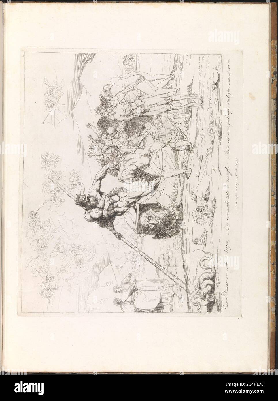 Saint Jean-Baptiste en prison visité par Salome. Salome visite Jean-Baptiste en prison. PRENT Nr. 18 on Leaf 10 dans l'album 'Raccolta di Soggetti Pittorici', un album imprimé avec 42 gravures numérotées sur 28 pages de Luigi Sabatelli (i) lui-même et des étudiants à son dessin. Banque D'Images Saint Jean-Baptiste en prison visité par Salome. Salome visite Jean-Baptiste en prison. PRENT Nr. 18 on Leaf 10 dans l'album 'Raccolta di Soggetti Pittorici', un album imprimé avec 42 gravures numérotées sur 28 pages de Luigi Sabatelli (i) lui-même et des étudiants à son dessin. Banque D'Images