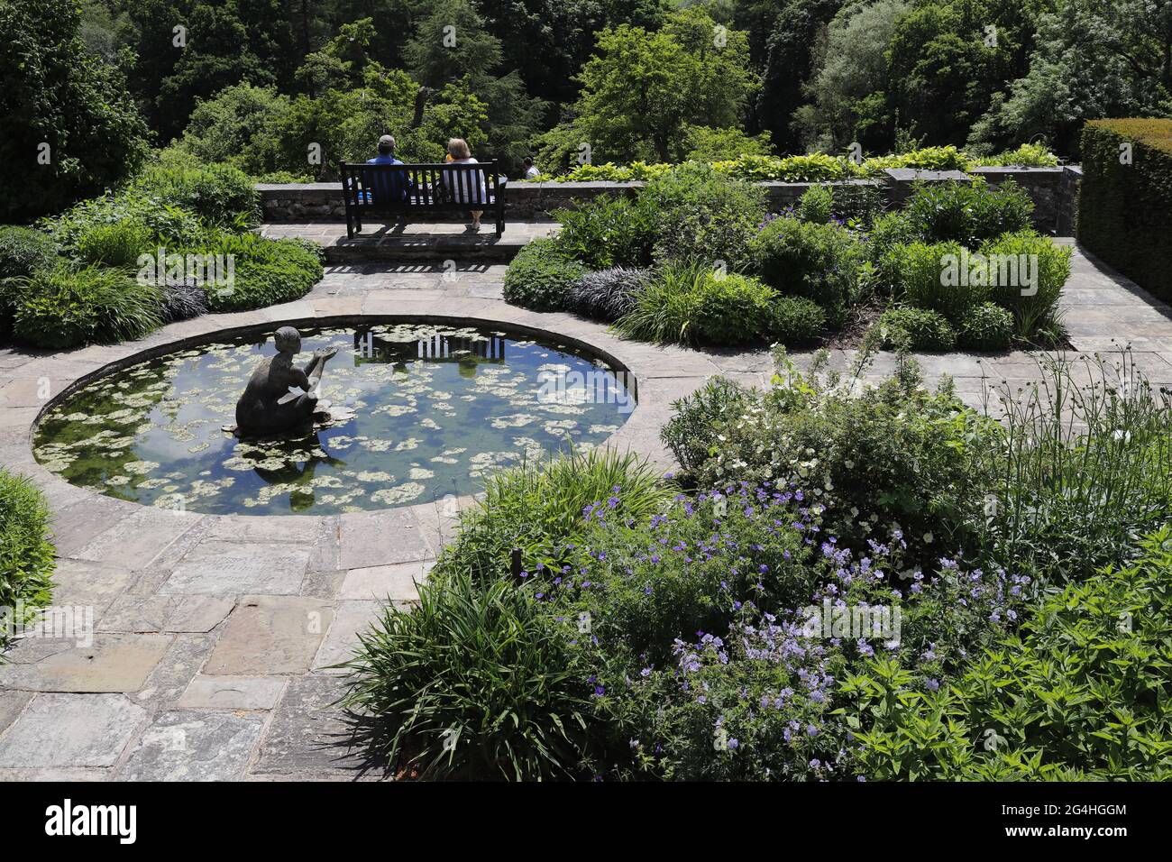 Parcevall Hall & Gardens à Skyreholme dans le North Yorkshire. Banque D'Images