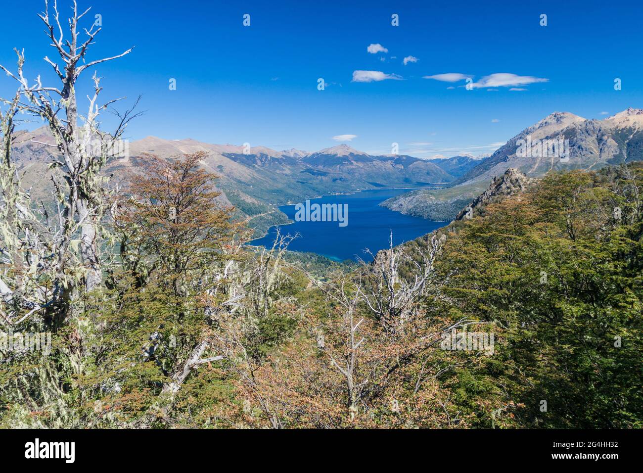 Lac Gutierrez près de Bariloche, Argentine Banque D'Images