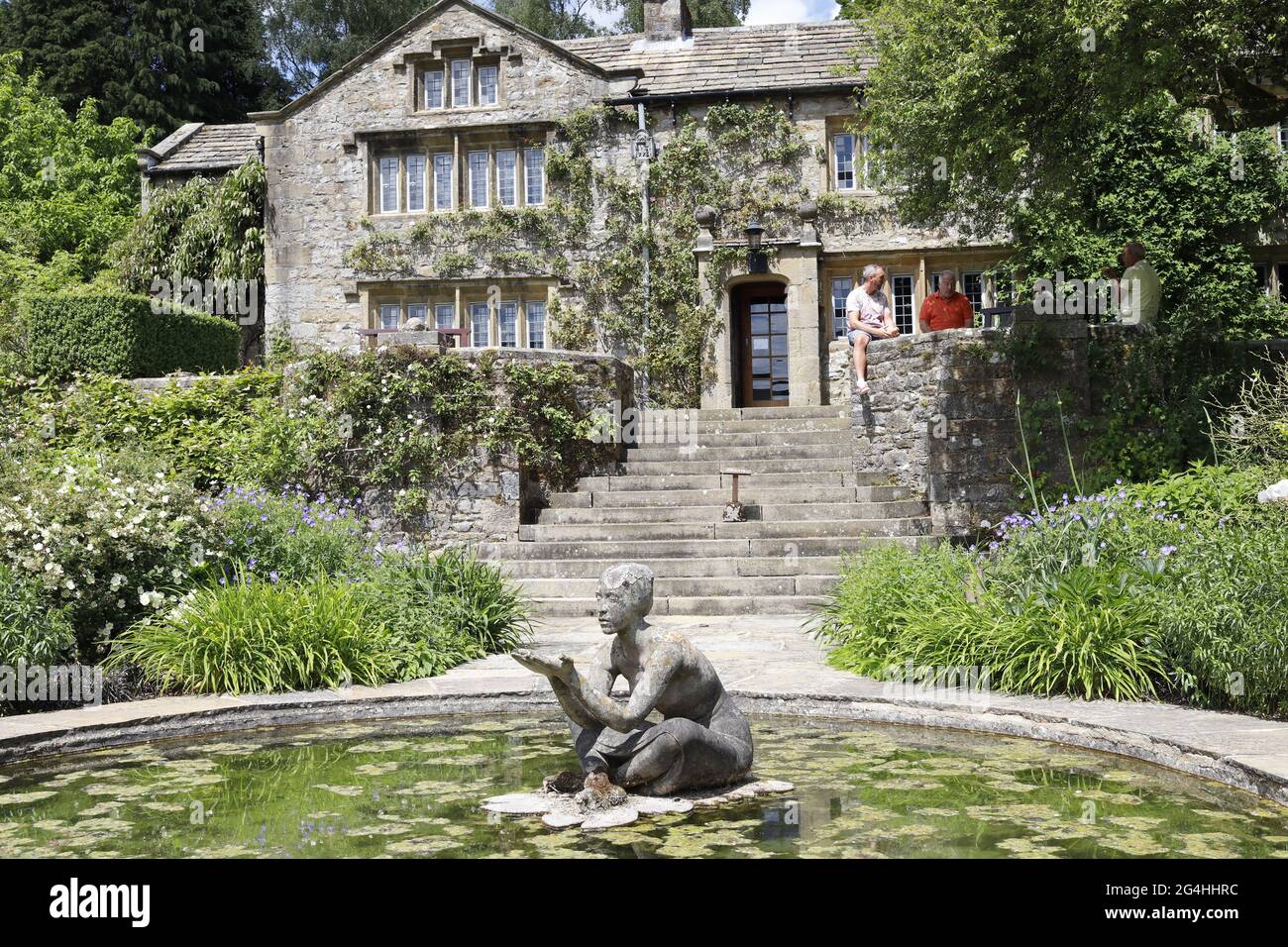 Parcevall Hall & Gardens à Skyreholme dans le North Yorkshire. Banque D'Images