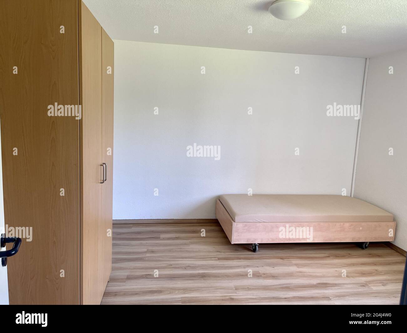 Gros plan d'un intérieur d'appartement d'étudiant en Allemagne Banque D'Images