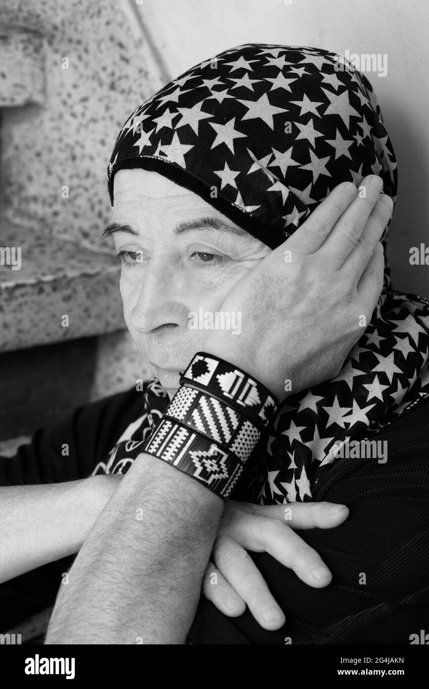 Pedro Lemebel, écrivain chilien Banque D'Images