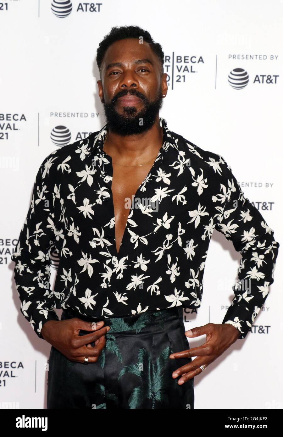 New York, NY, États-Unis. 21 juin 2021. Colman Domingo au Tribeca film Festival 2021 première du Comité Dieu à Brooklyn Commons Metrotech à New York le 20 juin 2021 crédit: RW Media Punch/Alay Live News Banque D'Images