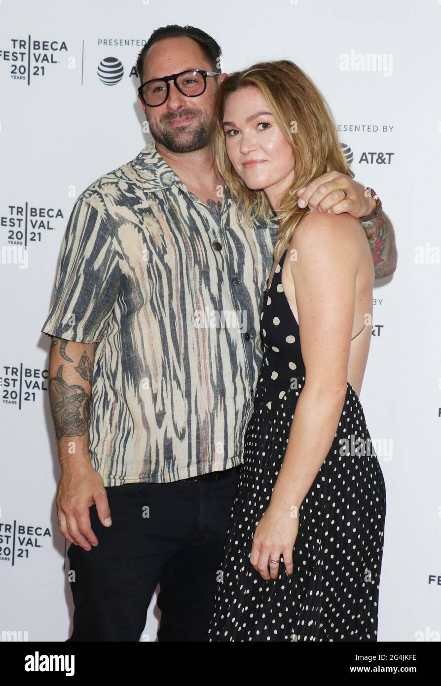 New York, NY, États-Unis. 21 juin 2021. Preston Cook, Julia Stiles au Tribeca film Festival 2021 première du Comité Dieu à Brooklyn Commons Metrotech à New York le 20 juin 2021 crédit: RW Media Punch/Alamy Live News Banque D'Images
