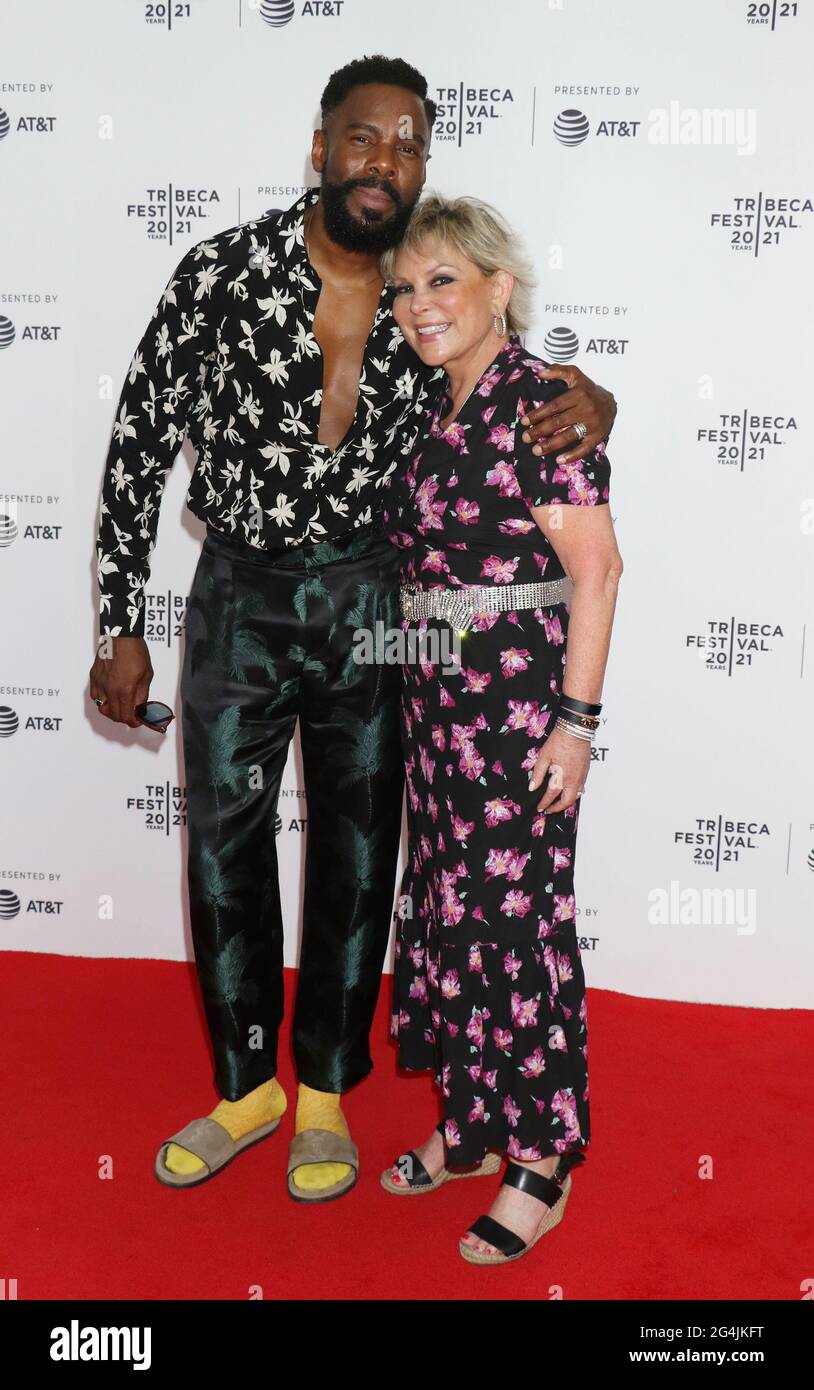 New York, NY, États-Unis. 21 juin 2021. Colman Domingo, Wendy Federman au Tribeca film Festival 2021 première du Comité Dieu à Brooklyn Commons Metrotech à New York le 20 juin 2021 crédit: RW Media Punch/Alamy Live News Banque D'Images