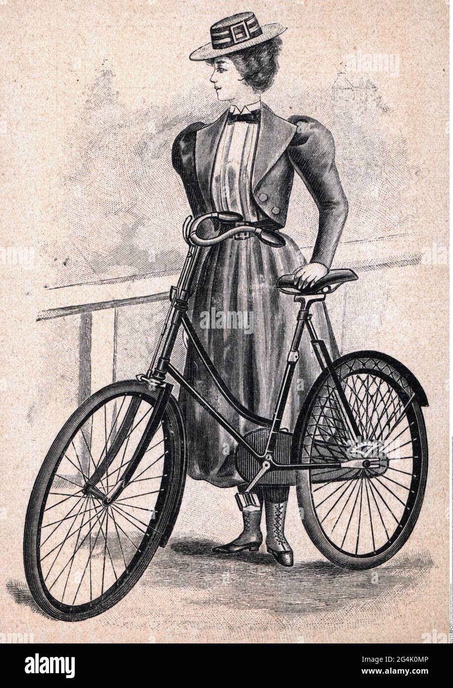 Transport / transport, bicyclettes, vélo de sécurité, vélo amazon avec un  vélo pour femmes, LE DROIT D'AUTEUR DE L'ARTISTE NE DOIT PAS ÊTRE AUTORISÉ  Photo Stock - Alamy